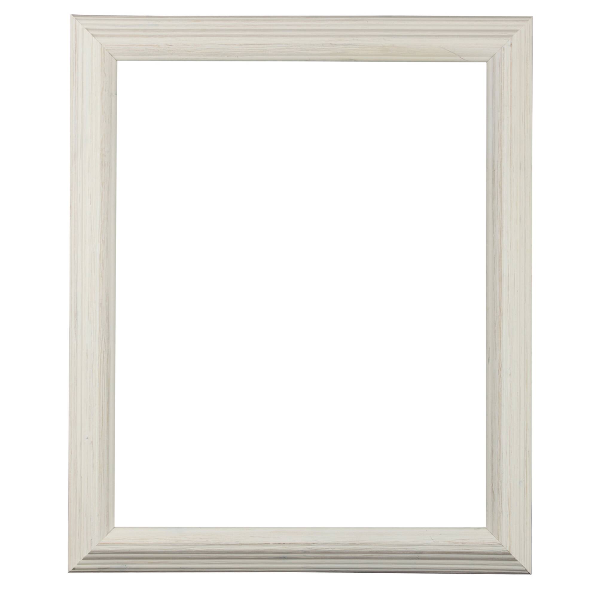 16" x 20" White Open Back Driftwood Frame by Studio Décor®